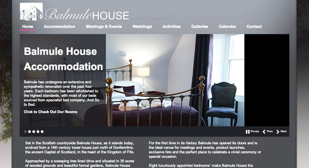balmule house hompage